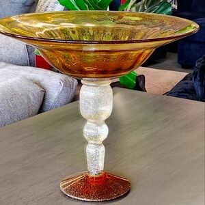 Large Murano Glass Tazza